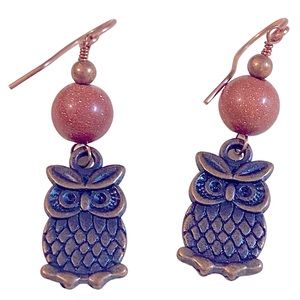 OWL cooper dangle earrings